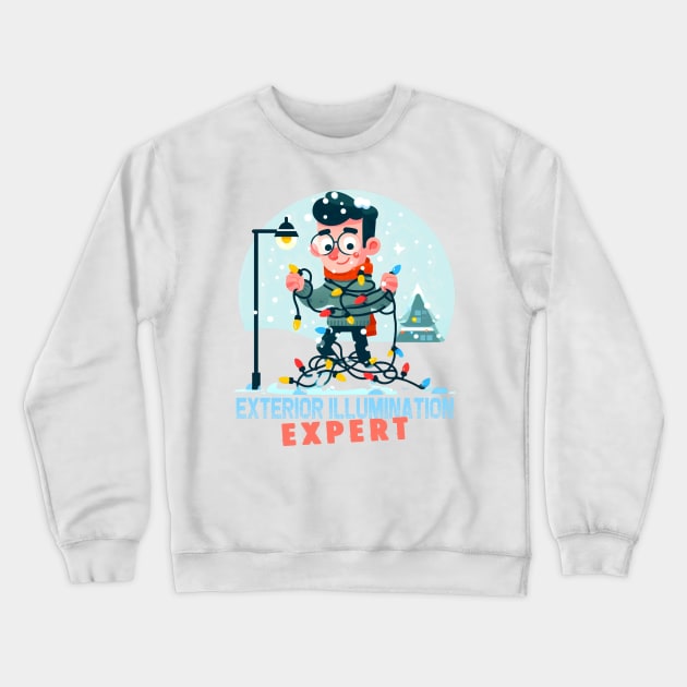 Exterior Illumination Expert Crewneck Sweatshirt by Etopix